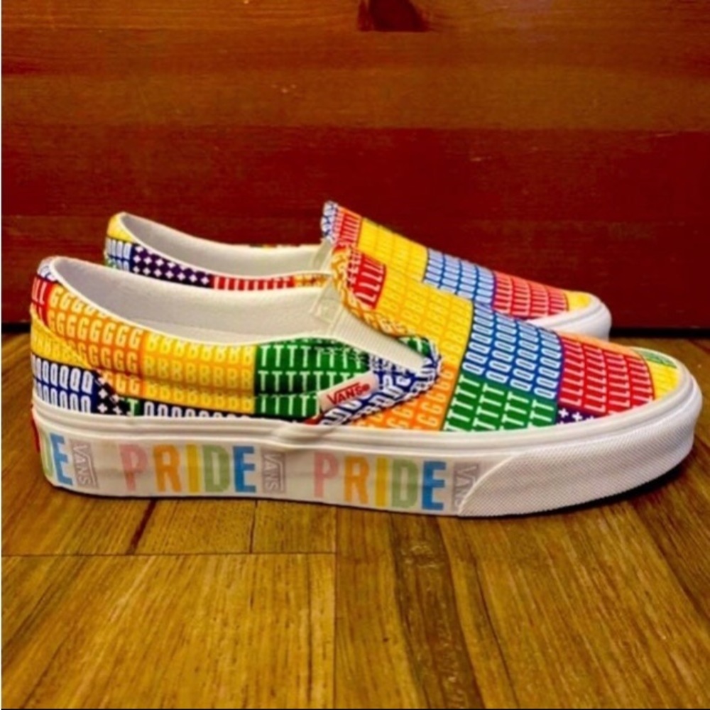 VANS Pride/LGBTQ Classic Slip-On Shoes